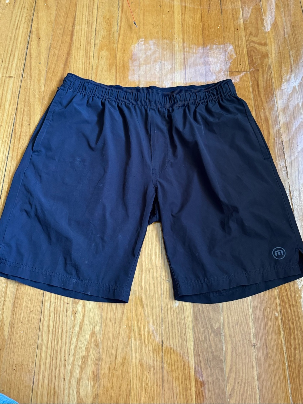 Travis Mathew Black Athletic Shorts with Multiple Pockets